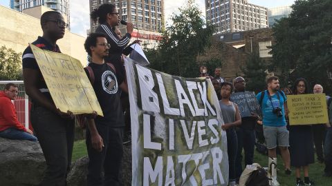 Protesters' outrage occurs only when black people are killed in the United States, Vava Tampa says.
