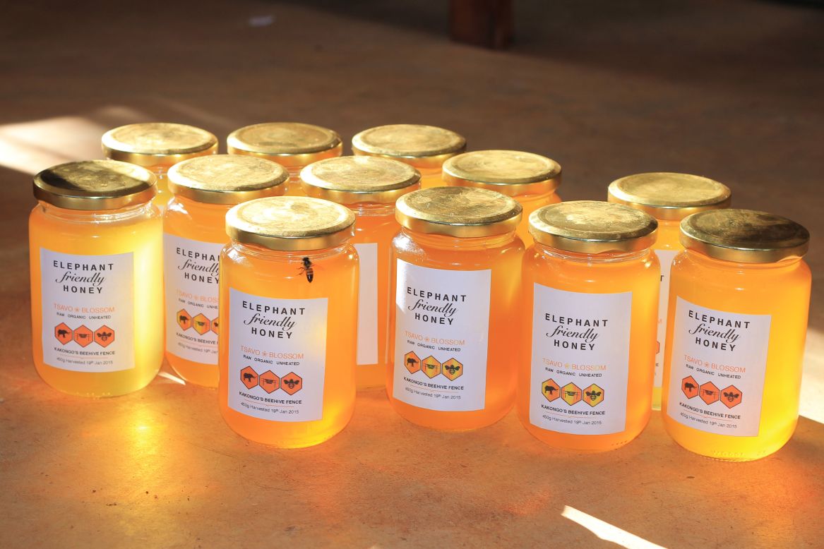 Rural Kenyans are no strangers to beekeeping, and honey, wax, royal jelly, propolis and pollen are all harvested, boosting the income of farmers by as much as 50%. In 2015 500 jars of honey were made from King's study site in Tsavo East National Park, and 2016's yield could be even higher.