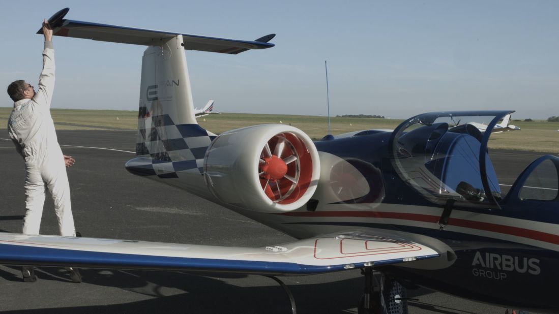  A small combustion engine, fueled by regular avgas, is used only to charge the batteries during the cruise stage of each flight. Range is about 2 hours and 15 minutes. 