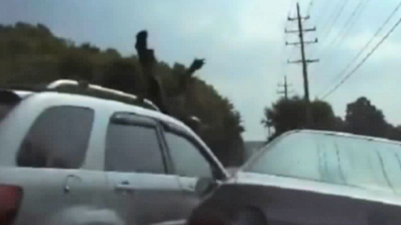 Dashcam Captures State Trooper Run Over By Car | CNN