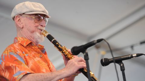 Jazz Artist Pete Fountain performs in 2009 at the New Orleans Jazz & Heritage Festival.
