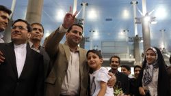 Amiri initially returned to Iran to a hero's welcome
