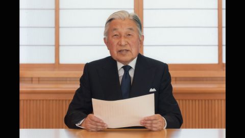 Emperor Akihito said his weakening health means he may no longer be able to carry out his duties.