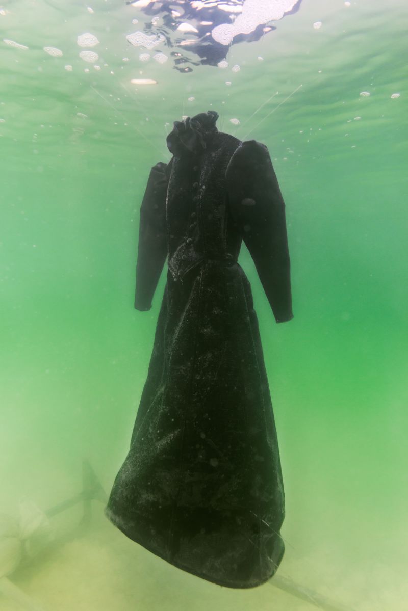 Sigalit Landau s gown of salt crystals rises from Dead Sea CNN