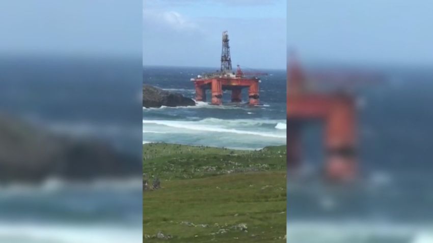 scotland oil rig
