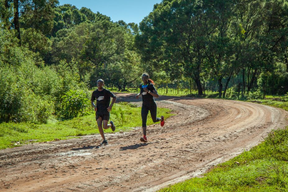 Enda's founders went to Iten to get feedback on their prototype, talking to athletes about what they need from a running shoe.  