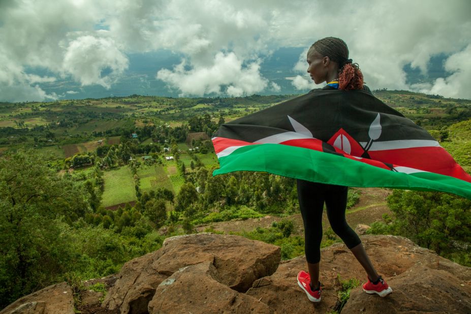 It's thought the Rift Valley's high altitude 8,000m above sea level is partly responsible for Kenya's success in track and field, as the thinness of oxygen pushes lung capacity. 