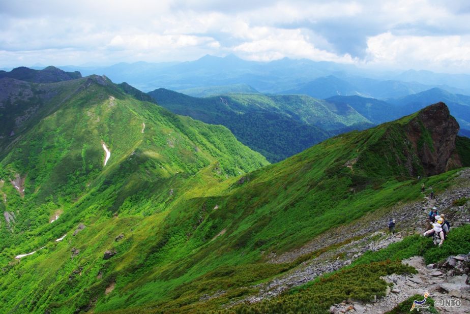 Mount Nipesotsu is a lava dome in the Nipesotsu-Maruyama Volcanic Group, situated in Japan's northernmost island of Hokkaido.