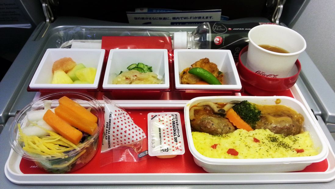 "Doesn't matter where in the world you may fly with these airlines, their in-flight meal quality and standard is always great, something that a lot of airlines find hard to do. Japan Airlines has teamed up with some great brands over the years to create some amazing economy-class meal experiences for passengers, like Mos Burger and the very strange KFC meal in-flight."