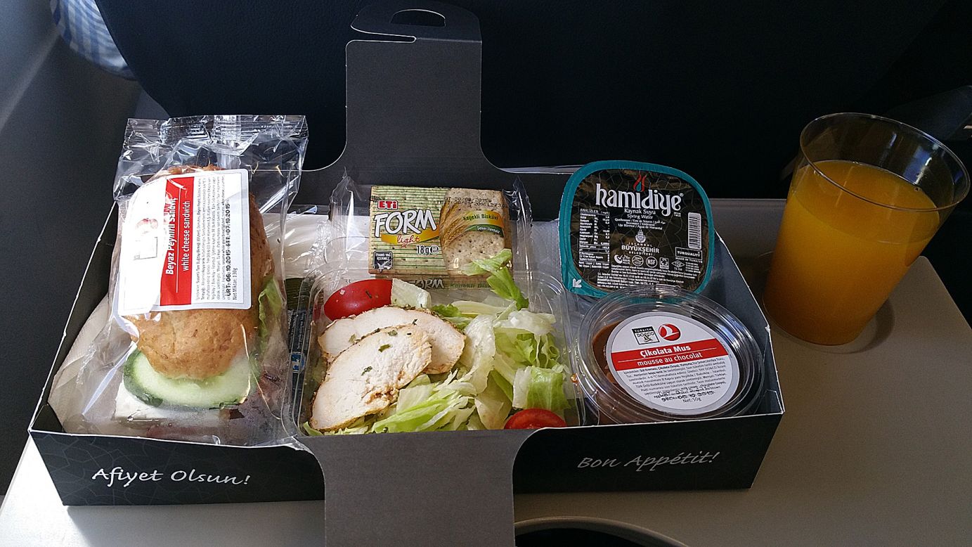 "[Turkish Airlines] meals are always on point, delicious and there's plenty of it, even on short flights."