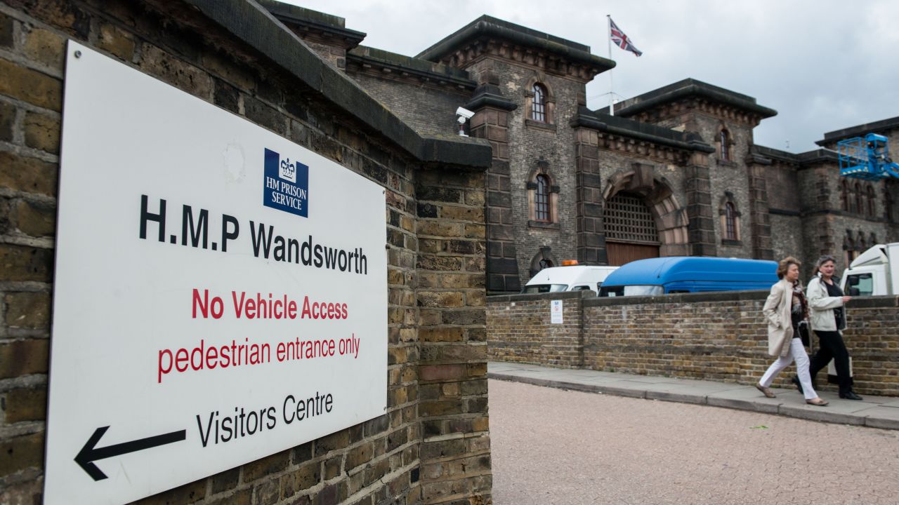 Police were alerted to a drone flying near Wandsworth Prison in London on Tuesday.. 