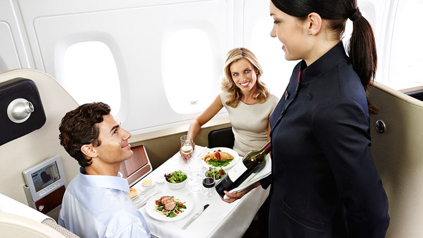 "I think some of the best wines in the world come from [Australia] -- call me biased -- and Qantas has some of the best wine experts and mixologists from Rockpool deciding on what wines to serve you in-flight," says Loukas. Wines served in-flight are available for purchase on the airline's EpiQure website. <br />