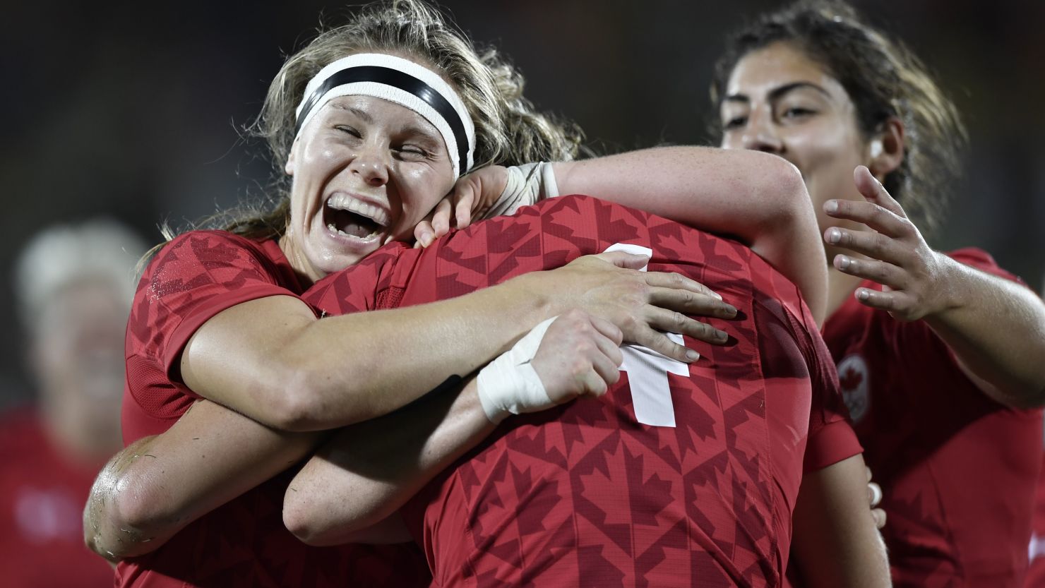 Canada's women's rugby sevens team beat Britain 33-10 for the bronze medal.  