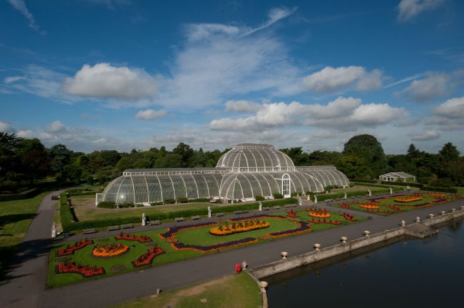 <a href="http://www.kew.org/" target="_blank" target="_blank">Kew Gardens</a> houses one of the most important iron and glass structures in the world. Designed by Decimus Burton and engineered by Richard Turner, it was built between 1844 and 1848 to accommodate the exotic palms being collected and introduced to Europe in early Victorian times. The engineering techniques to build with wrought iron were pioneering -- borrowing from the shipbuilding industry -- and from a distance the glasshouse is said to resemble an upturned hull. It was the first time that the large-scale use of this material was demonstrated. 