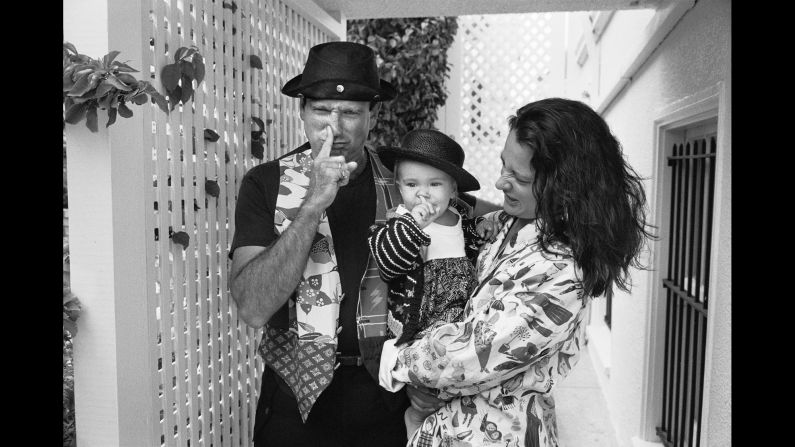 Thursday marks two years since actor/comedian Robin Williams ended his life. Photographer <a href="index.php?page=&url=http%3A%2F%2Farthurgrace.com%2F" target="_blank" target="_blank">Arthur Grace</a> struck up a friendship with Williams while capturing him for a <a href="index.php?page=&url=http%3A%2F%2Fwww.newsweek.com%2Fking-comedy-newsweeks-1986-profile-robin-williams-264094" target="_blank" target="_blank">1986 Newsweek cover story,</a> and from there the pictures -- for work, for the star, for whatever -- kept coming. Grace has compiled 190 of those photos for a book, <a href="index.php?page=&url=http%3A%2F%2Fwww.counterpointpress.com%2Fdd-product%2Frobin-williams%2F" target="_blank" target="_blank">"Robin Williams: A Singular Portrait 1986-2002."</a> Here, Grace shows Williams with the entertainer's daughter, Zelda, and Williams' then-wife, Marsha, in 1989.