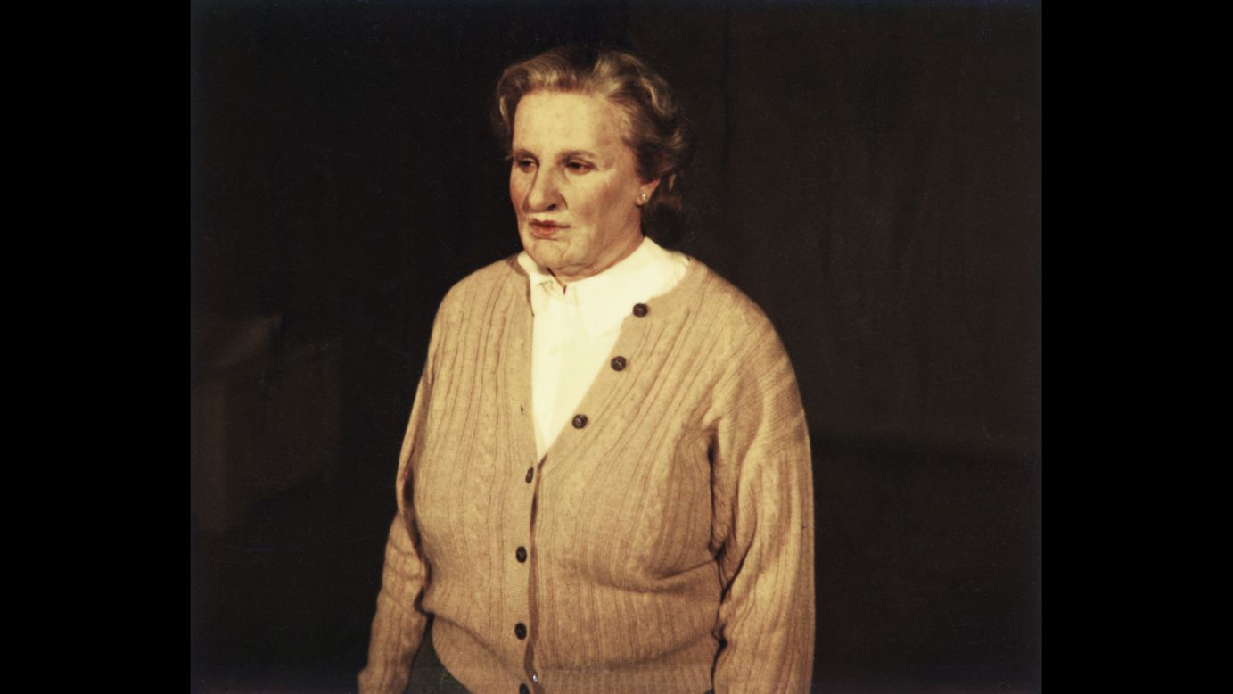 Williams is shown during a makeup test for what would be the box-office smash "Mrs. Doubtfire" in 1993. 