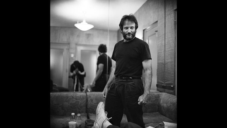 This photo serves as the cover for the book. Grace said he generally stopped taking photos of Williams in 2002, though their friendship remained.