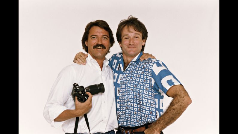 Grace, with Williams. "He was, in my opinion, the funniest person on the planet," the photographer said.
