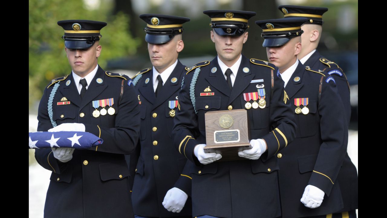A soldier who lost both legs serving in Iraq fell to his death from a roller coaster in upstate New York in 2011. Sgt. James Hackemer, 29, was riding the Ride of Steel roller coaster at Darien Lake Theme Park Resort when he <a href="http://www.cnn.com/2011/US/07/09/new.york.roller.coaster/">plummeted about 200 feet to the ground</a>. Hackemer's remains were laid to rest at Arlington National Cemetery.