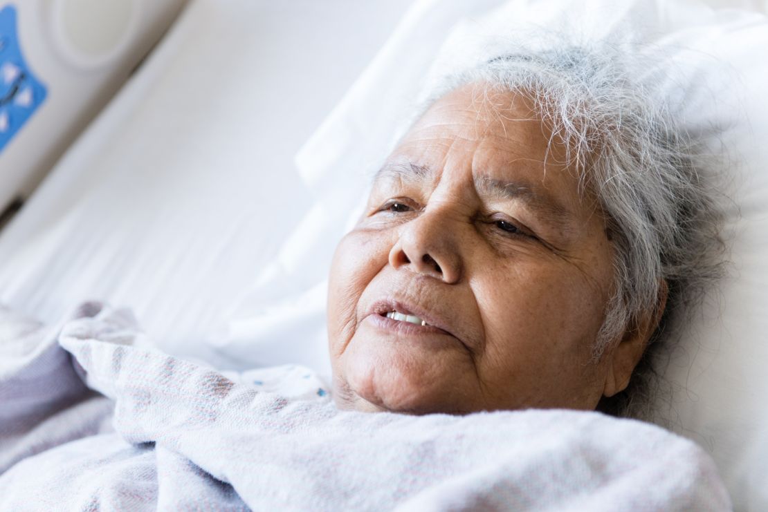 Rosenda Esquivel, 80, was admitted to Zuckerberg San Francisco General Hospital with intense arthritic pain.