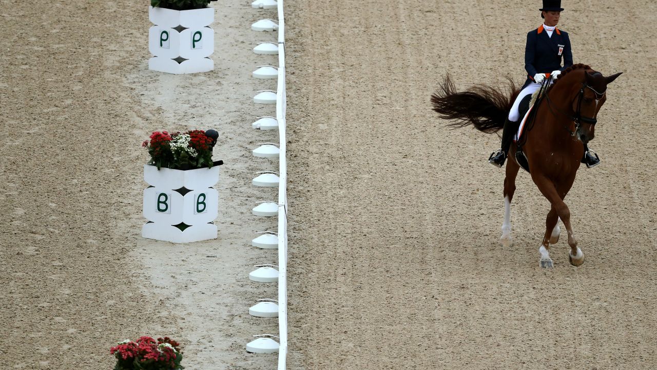 Adelinde Cornelissen and her horse, Parzival, won two medals at London 2012.