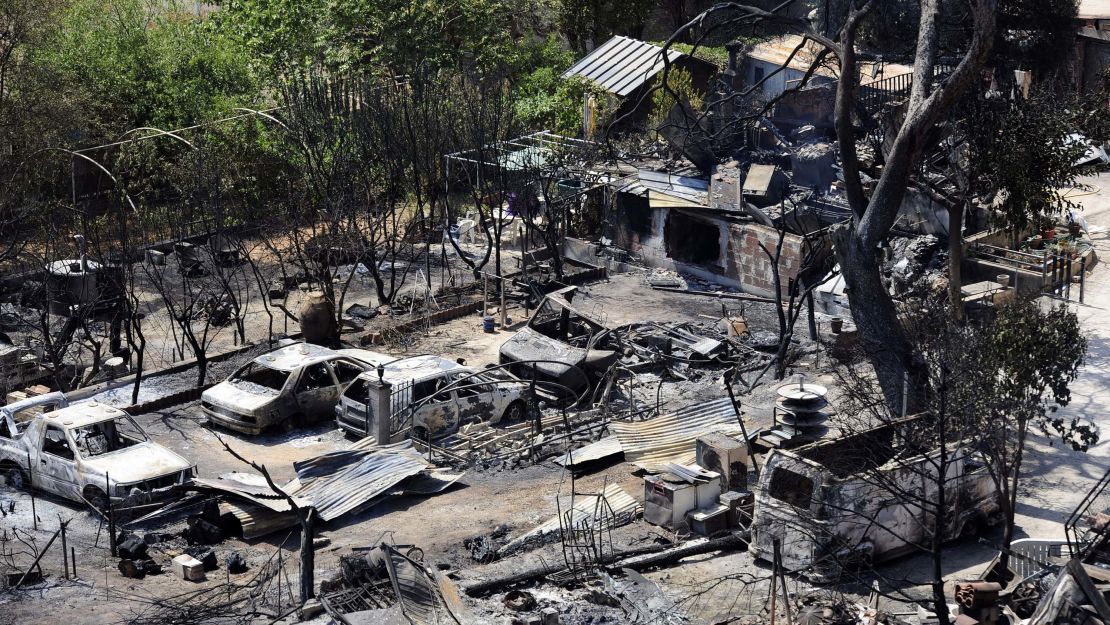 A razed neighborhood in Vitrolles, north of Marseille.