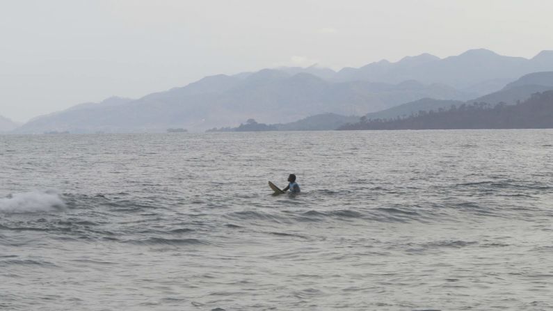 The small surf community at Bureh Beach is only now reclaiming its status as a burgeoning travel destination. Plans for an international surf competition -- which had been put on ice due to the Ebola outbreak -- could resume, says Ali.