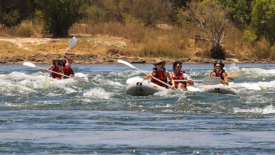 The river runs some 2,500 kilometers, from Zambia to Mozambique, where it outlets into the Indian Ocean.
