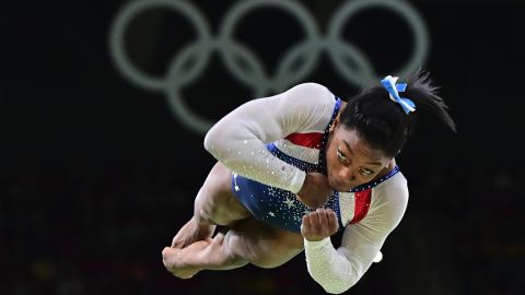 Biles was the star attraction at the gymnastics all-around final.