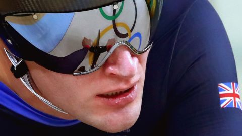 British cyclist Callum Skinner was part of the gold-medal sprint team that also included Jason Kenny and Philip Hindes on Thursday.