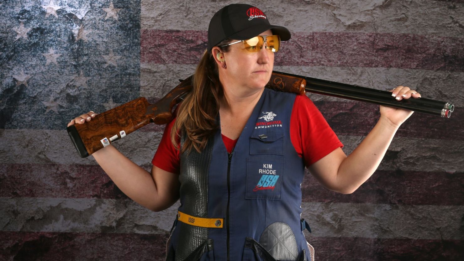 Shooter Kim Rhode poses for a portrait at the 2016 Team USA Media Summit at The Beverly Hilton Hotel on March 8, 2016 in Beverly Hills, California.