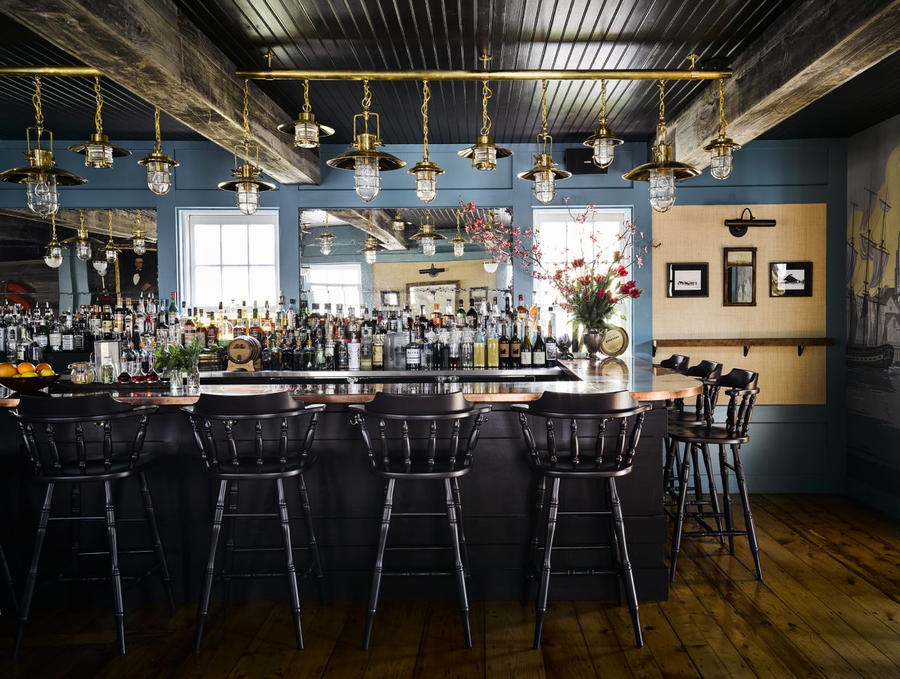 Housed in the 1850 Provincetown home of whaler Captain John Cook, Strangers & Saints is a cozy new Mediterranean gastro-pub featuring local ingredients with a modern spin.