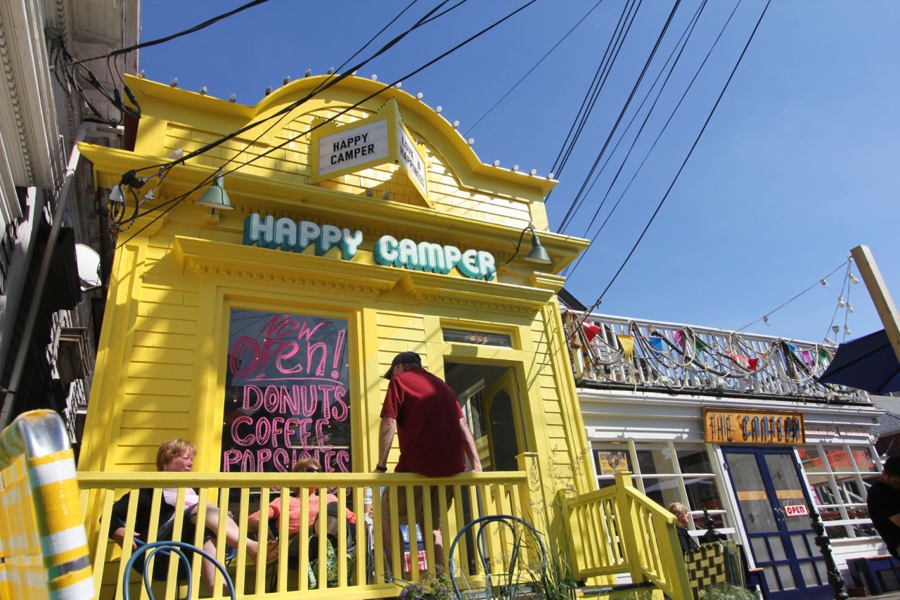 Cold-brewed coffee ice pops, donuts, pies and more lure sugar-seekers to Happy Camper, a Provincetown, Massachusetts, bakery that opened in 2015 alongside sister restaurant, the Canteen.