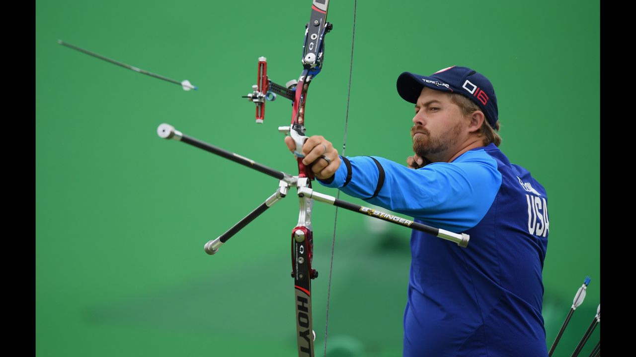 U.S. archer Brady Ellison won a bronze medal in the individual competition.