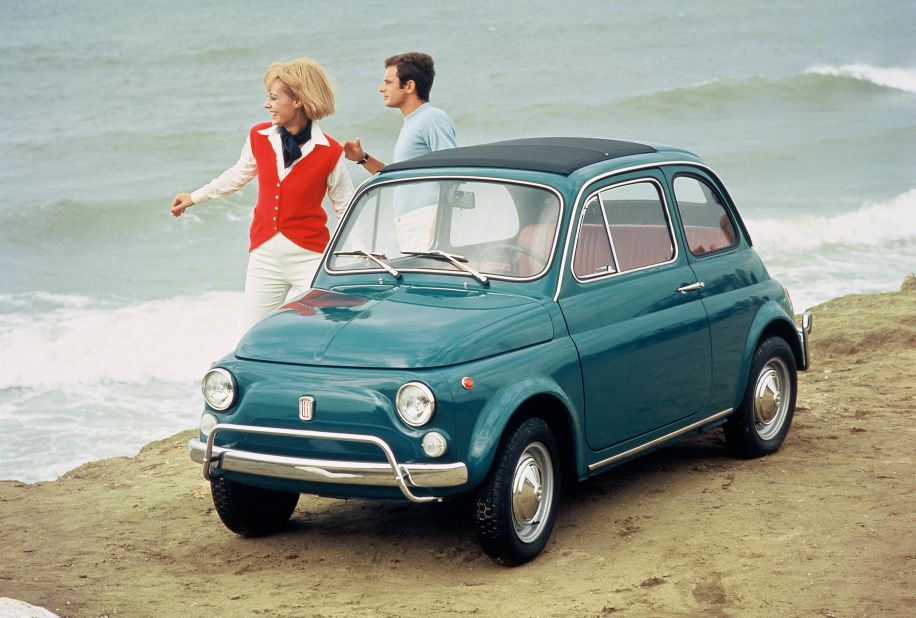 The Fiat 500 is still a surprisingly common sight in Italian villages. It was even smaller than the Mini, and the original version had just 13 horsepower.