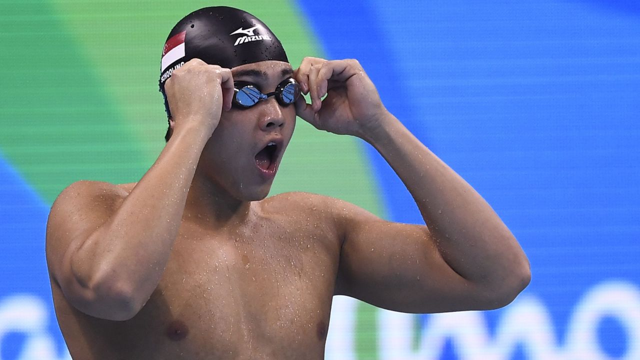 Singapore's first Olympic champion Joseph Schooling.