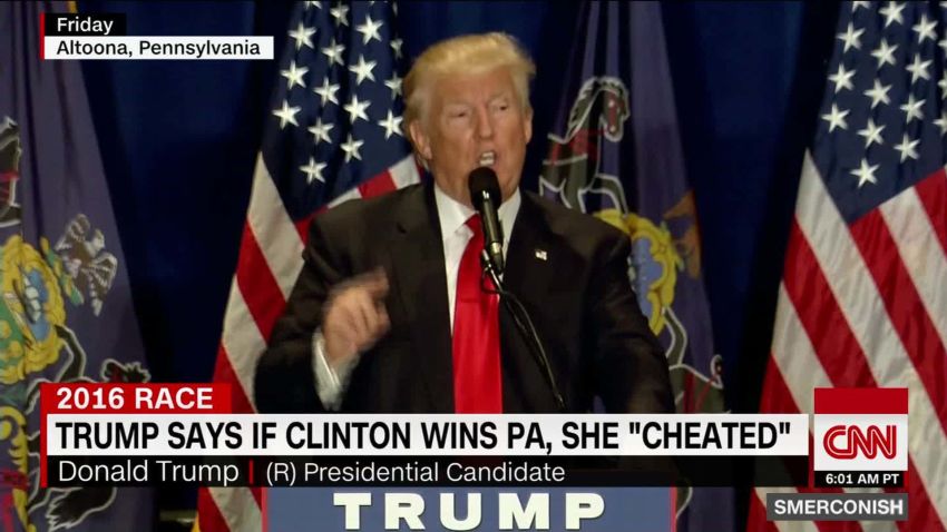 Debunking Trumps Claim Clinton Must ‘cheat To Win Pa Cnn 