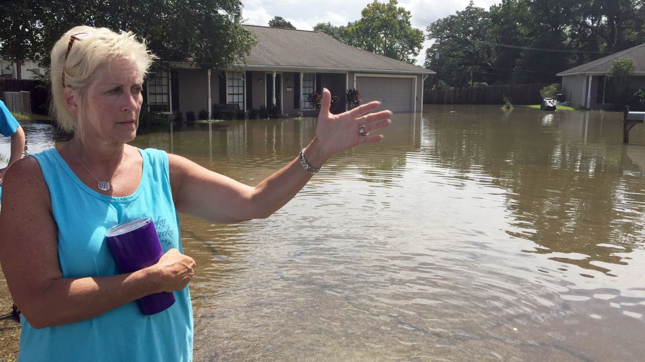 Bayou Manchac resident Toni Denova.