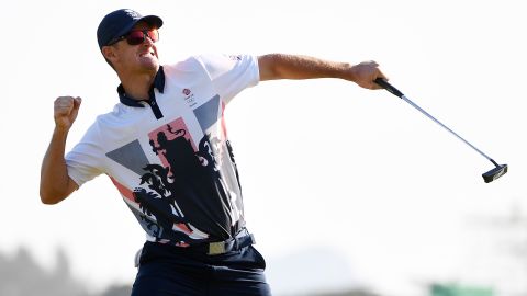 Justin Rose held his nerve to capture the first Olympic golf gold since 1904.