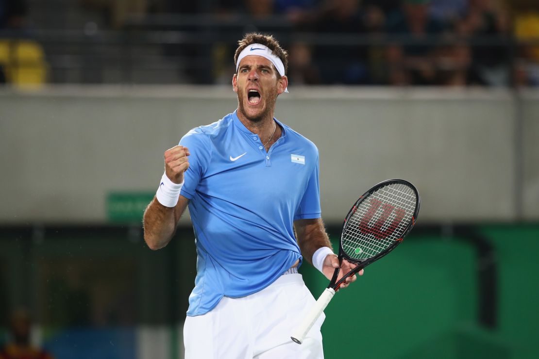 Del Potro was ranked 141 in the world at the start of the Olympics.