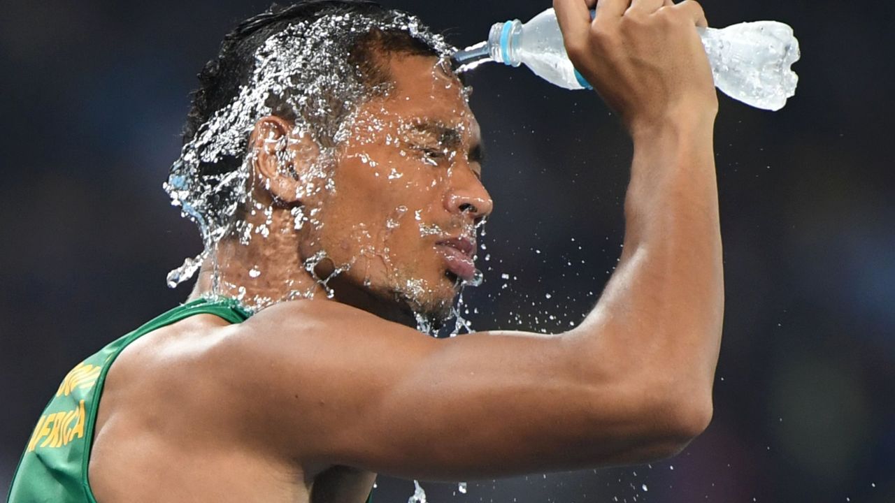 The 24-year-old Van Niekerk was cool as he claimed Michael Johnson's 400m world record.