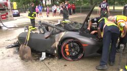 Lamborghini erupts in flames Chicago PKG_00000906.jpg