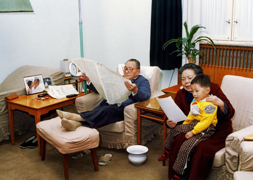 What do China's stolid Communist Party leaders look like behind the propaganda posters? A lot like us, it turns out. Yang Shaoming's candid series capture the lives of leaders, including China's former president Deng Xiaoping.