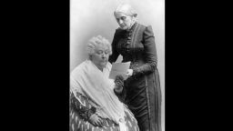 Elizabeth Cady Stanton and Susan B Anthony, were life long friends and social reformers who campaigned for the abolition of slavery. equal rights for woman, including the vote. Stanton organized the Seneca Falls Convention in 1848, which is considered the first convention for women's rights. In 1878, Anthony and Stanton arranged to have Senator Aaron A. Sargent present Congress a Constitutional amendment that would give women the right to vote. 42 years later the "Anthony Amendment" as it was known became the 19th Amendment to the Constitution.