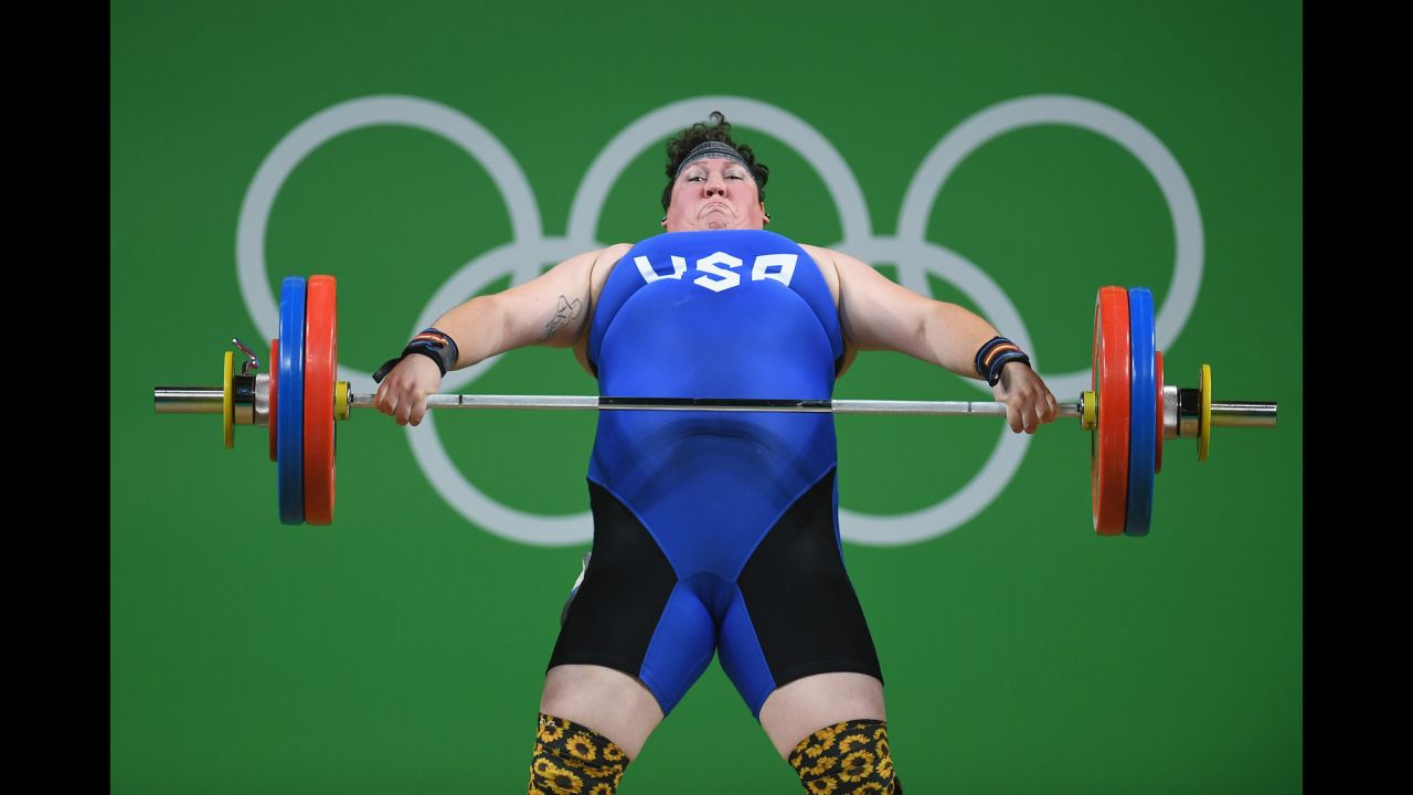 Weightlifter Sarah Robles won bronze for the United States on Sunday, August 14. It was the United States' first weightlifting medal in 16 years.