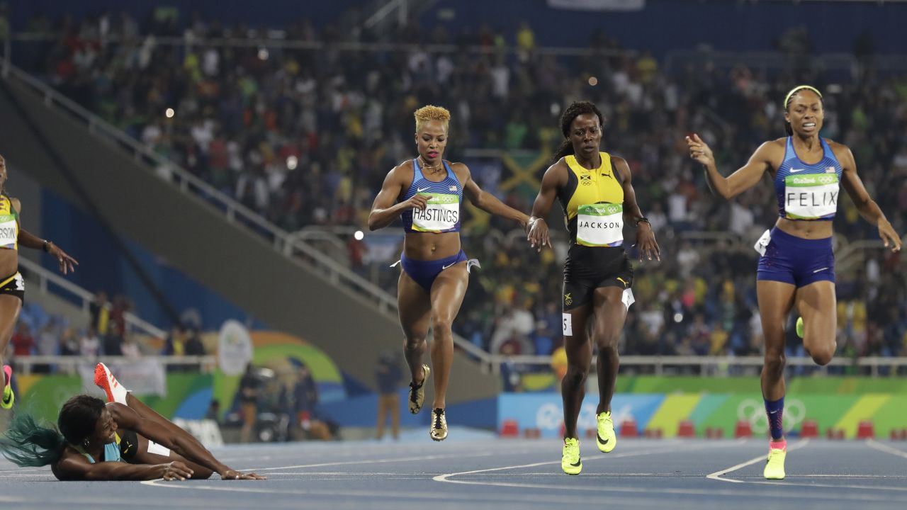 Felix now has seven Olympic medals in her career. Jamaica's Shericka Jackson finished third.