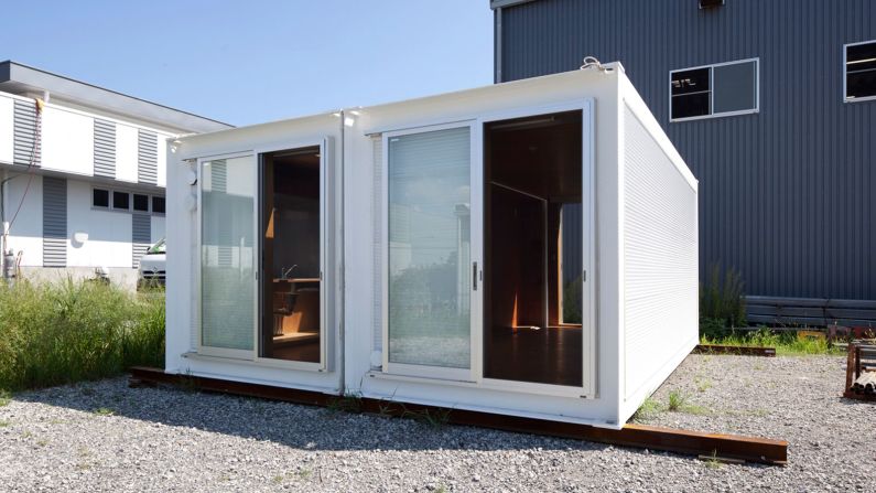 This petite abode is exactly what it sounds like, originally a 20-foot-long shipping container before Yasutaka Yoshimura Architects converted it into a home. Designed to help those who lost their homes in natural disaster, the transportable Ex-Container houses can be easily expanded or modified. 