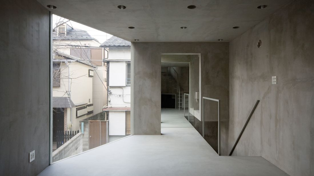 A project from Schemata Architects, 63.02° is a 768-square-foot home in the dense neighborhood of Nakano in Tokyo. 
