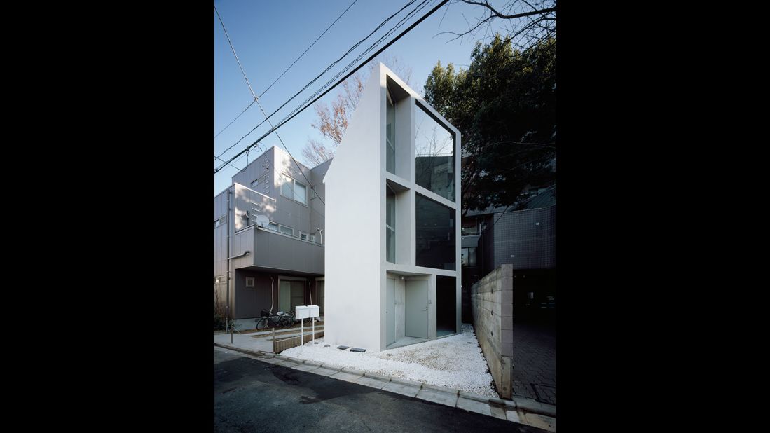 Yoga Studio Interior Design in Dark Tones, Japanese Zen Style, Exterior  Garden, Concrete Walls with…