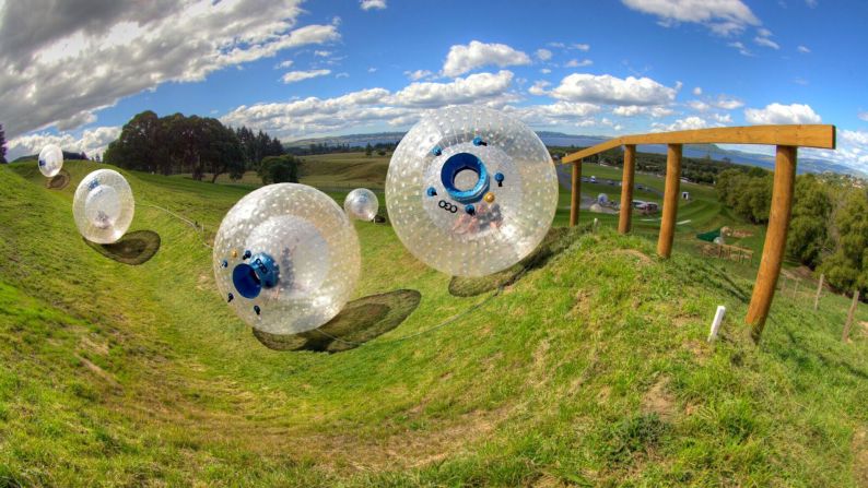Zorbing -- rolling downhill while protected inside a giant plastic ball -- was invented in Rotorua. There are multiple ride options at OGO. 